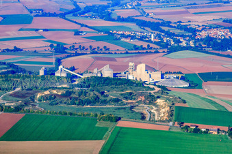 Dyckerhoff GmbH, Werk Göllheim im Industriepark Nord im Bundesland Rheinland-Pfalz, Deutschland