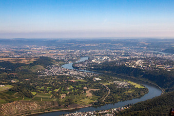 Mosel im Ortsteil Güls in Koblenz im Bundesland Rheinland-Pfalz, Deutschland