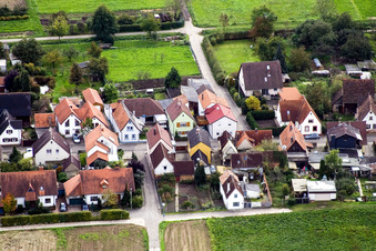 Gänsried x Burgweg in Freckenfeld im Bundesland Rheinland-Pfalz, Deutschland