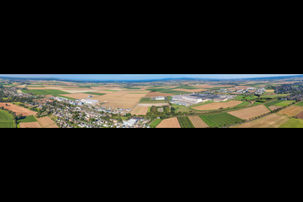 Panorama im Ortsteil Ottenheim in Weilerswist im Bundesland Nordrhein-Westfalen, Deutschland