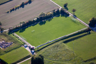 Langensteinbach, Sportgelände des SV-Langensteinbach in Karlsbad im Bundesland Baden-Württemberg, Deutschland