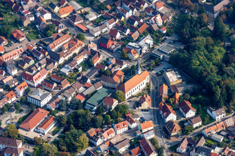 Sankt Vitus, Schulstr im Ortsteil Bad Langenbrücken in Bad Schönborn im Bundesland Baden-Württemberg, Deutschland