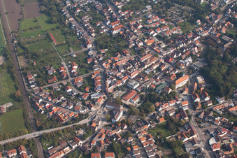 Rathaus im Ortsteil Bad Langenbrücken in Bad Schönborn im Bundesland Baden-Württemberg, Deutschland