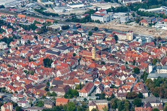 Altstadt in Bad Mergentheim im Bundesland Baden-Württemberg, Deutschland