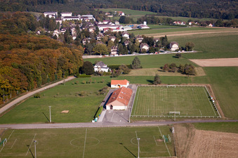 Luftaufnahme von Drachenbronn-Birlenbach im Bundesland Bas-Rhin, Frankreich