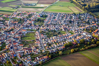 Augustiner Straße in Hördt im Bundesland Rheinland-Pfalz, Deutschland