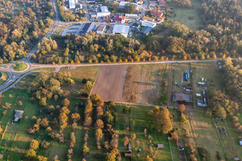 Jockgrim im Bundesland Rheinland-Pfalz, Deutschland aus der Luft