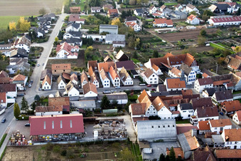 Ottersheim bei Landau, Altsheimerstr im Bundesland Rheinland-Pfalz, Deutschland