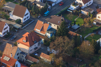 Schrägluftbild von Birkenstr in Kandel im Bundesland Rheinland-Pfalz, Deutschland