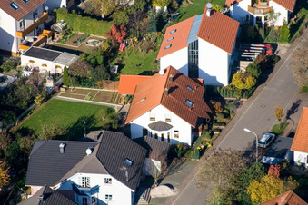 Schrägluftbild von Klingbachstr in Steinweiler im Bundesland Rheinland-Pfalz, Deutschland