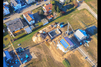 Gartenstr in Minfeld im Bundesland Rheinland-Pfalz, Deutschland