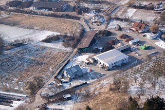Ortsteil Neuenbürg in Kraichtal im Bundesland Baden-Württemberg, Deutschland von oben