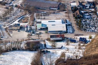 Fa. AVN GmbH im Ortsteil Neuenbürg in Kraichtal im Bundesland Baden-Württemberg, Deutschland von oben