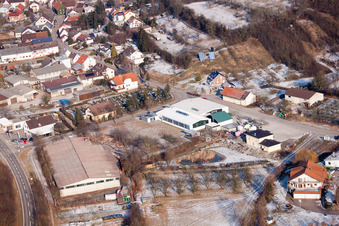 Fa. AVN GmbH im Ortsteil Neuenbürg in Kraichtal im Bundesland Baden-Württemberg, Deutschland von einer Drohne aus