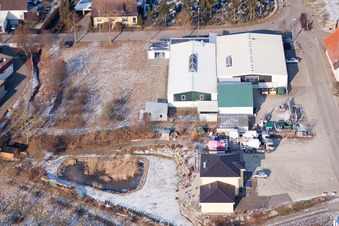 Fa. AVN GmbH im Ortsteil Neuenbürg in Kraichtal im Bundesland Baden-Württemberg, Deutschland aus der Luft