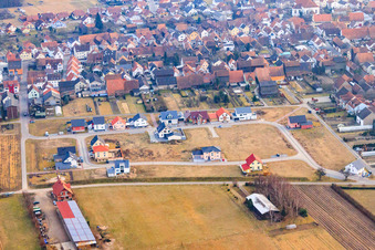 Neubaugebiet Pfarrer-Anselm-Straße in Hatzenbühl im Bundesland Rheinland-Pfalz, Deutschland