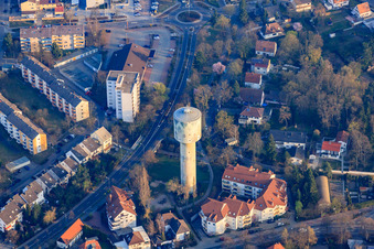 Wasserturm in Germersheim im Bundesland Rheinland-Pfalz, Deutschland