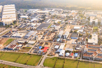 Industriegebiet Altrottstr in Walldorf im Bundesland Baden-Württemberg, Deutschland