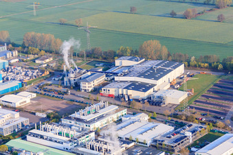 Industriegebiet LANDAU OST mit Rose Druck GmbH in Landau in der Pfalz im Bundesland Rheinland-Pfalz, Deutschland