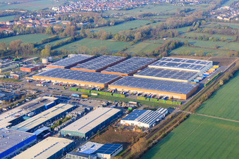 Industriegebiet LANDAU OST mit Michelin REIFENWERKE. LANDAU in Landau in der Pfalz im Bundesland Rheinland-Pfalz, Deutschland