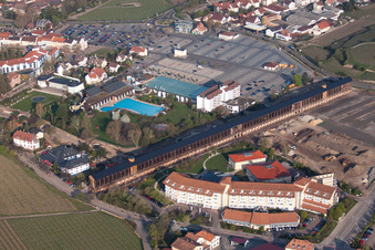 Gradierbau in Bad Dürkheim im Bundesland Rheinland-Pfalz, Deutschland