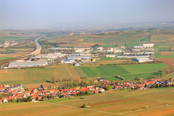 Industriegebiet OST mit TST GmbH in Alzey im Bundesland Rheinland-Pfalz, Deutschland