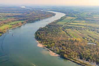 Strandbad Oppenheim im Bundesland Rheinland-Pfalz, Deutschland