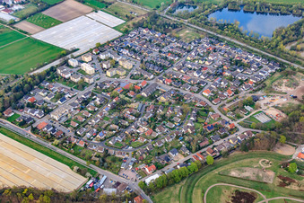 Rebbachstr in Haßloch im Bundesland Rheinland-Pfalz, Deutschland