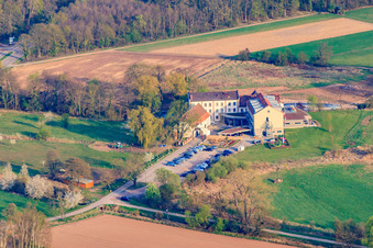 Hotel Zeiskamer Mühle im Bundesland Rheinland-Pfalz, Deutschland aus der Vogelperspektive