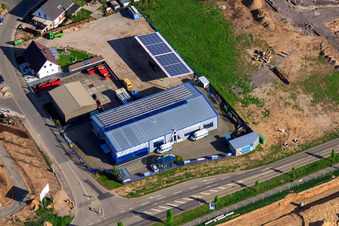 Nordring in Rülzheim im Bundesland Rheinland-Pfalz, Deutschland aus der Luft