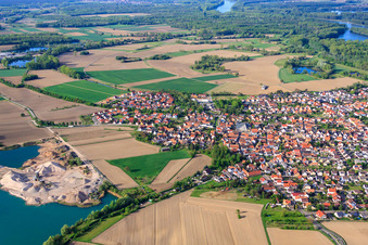 Obere Hauptstr in Leimersheim im Bundesland Rheinland-Pfalz, Deutschland