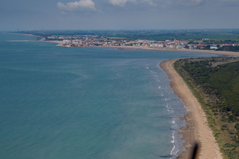 Tragole im Bundesland Venetien, Italien aus der Luft