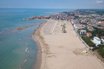 Porto Falconera im Bundesland Venetien, Italien aus der Luft