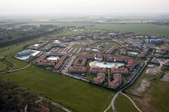 Luftbild von Duna Verde im Bundesland Venetien, Italien