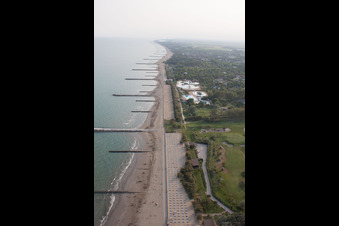 Luftaufnahme von Duna Verde im Bundesland Venetien, Italien