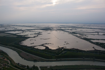 Drohnenaufname von Jesolo im Bundesland Metropolitanstadt Venedig, Italien
