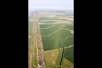 Luftbild von Saint Nicholas at Wade im Bundesland England, Großbritanien