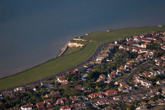 Birchington-on-Sea im Bundesland England, Großbritanien aus der Luft betrachtet