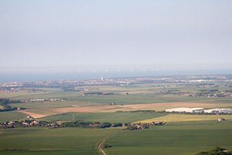 Schrägluftbild von Monkton im Bundesland England, Großbritanien