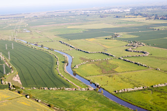 Monkton im Bundesland England, Großbritanien von oben gesehen