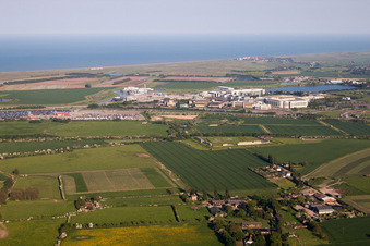 Luftbild von Richborough im Bundesland England, Großbritanien