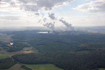 Cattenom, centrale nucleaire im Bundesland Moselle, Frankreich