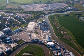Great Stonar im Bundesland England, Großbritanien vom Flugzeug aus