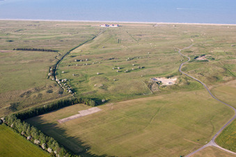Great Stonar im Bundesland England, Großbritanien aus der Drohnenperspektive