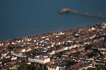 Deal im Bundesland England, Großbritanien aus der Drohnenperspektive