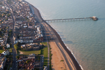Deal im Bundesland England, Großbritanien vom Flugzeug aus