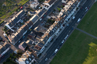 Drohnenaufname von Deal im Bundesland England, Großbritanien