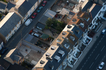 Luftbild von Deal im Bundesland England, Großbritanien