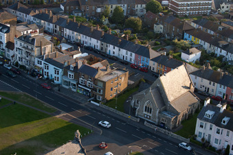 Deal im Bundesland England, Großbritanien vom Flugzeug aus