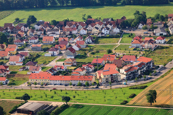 Am Höhenweg in Kandel im Bundesland Rheinland-Pfalz, Deutschland vom Flugzeug aus